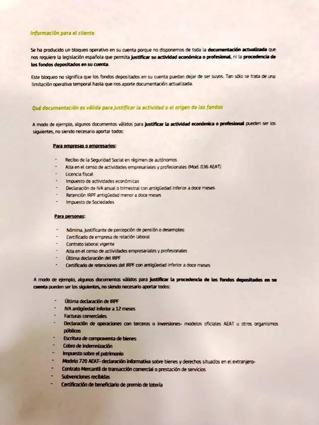 西班牙Bankia銀行或凍結企業賬戶,在西華企應做好相關措施 西班牙Bankia銀行或凍結企業賬戶,在西華企應做好相關措施