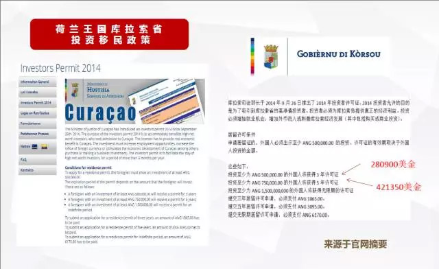 荷蘭王國庫拉索購房移民投資項目介紹 荷蘭王國庫拉索購房移民投資項目介紹