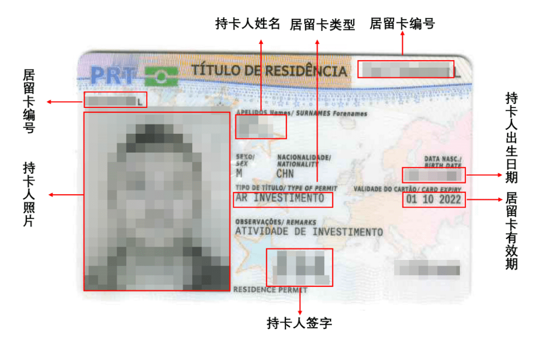 葡萄牙新版黃金居留卡出爐！為應對疫情，首張居留卡有效期將改為兩年